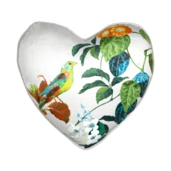 STOF Coussin cœur coton (40 x 40 cm) Emmy Ecru Discount