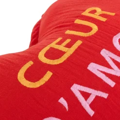 Atmosphera cru017dateur d'intu017drieur for kids Coussin cœur enfant coton (40 cm) Amour Rouge Outlet