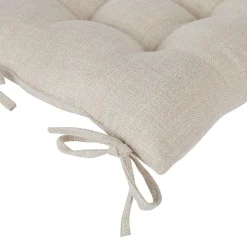 Atmosphera, cru017dateur d'intu017drieur Coussin de chaise carré (38 x 38 cm) Clem lin Beige New