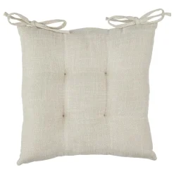 Atmosphera, cru017dateur d'intu017drieur Coussin de chaise carré (38 x 38 cm) Clem lin Beige New