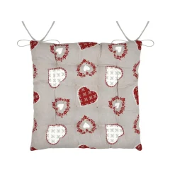STOF Coussin de chaise carré coton (40 x 40 cm) Ornon Taupe Clearance