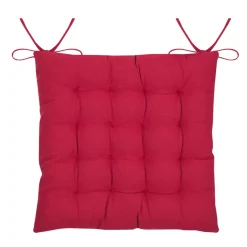 STOF Coussin de chaise carré coton (38x38 cm) Villard Rouge Online