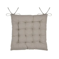 STOF Coussin de chaise carré coton (38 x 38 cm) Hemera Ecru Hot