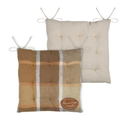 STOF Coussin de chaise carré coton (38x38 cm) Wildforest Camel Outlet
