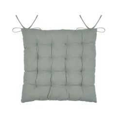 STOF Coussin de chaise carré coton (38 x 38 cm) Yuki Vert Jade Outlet