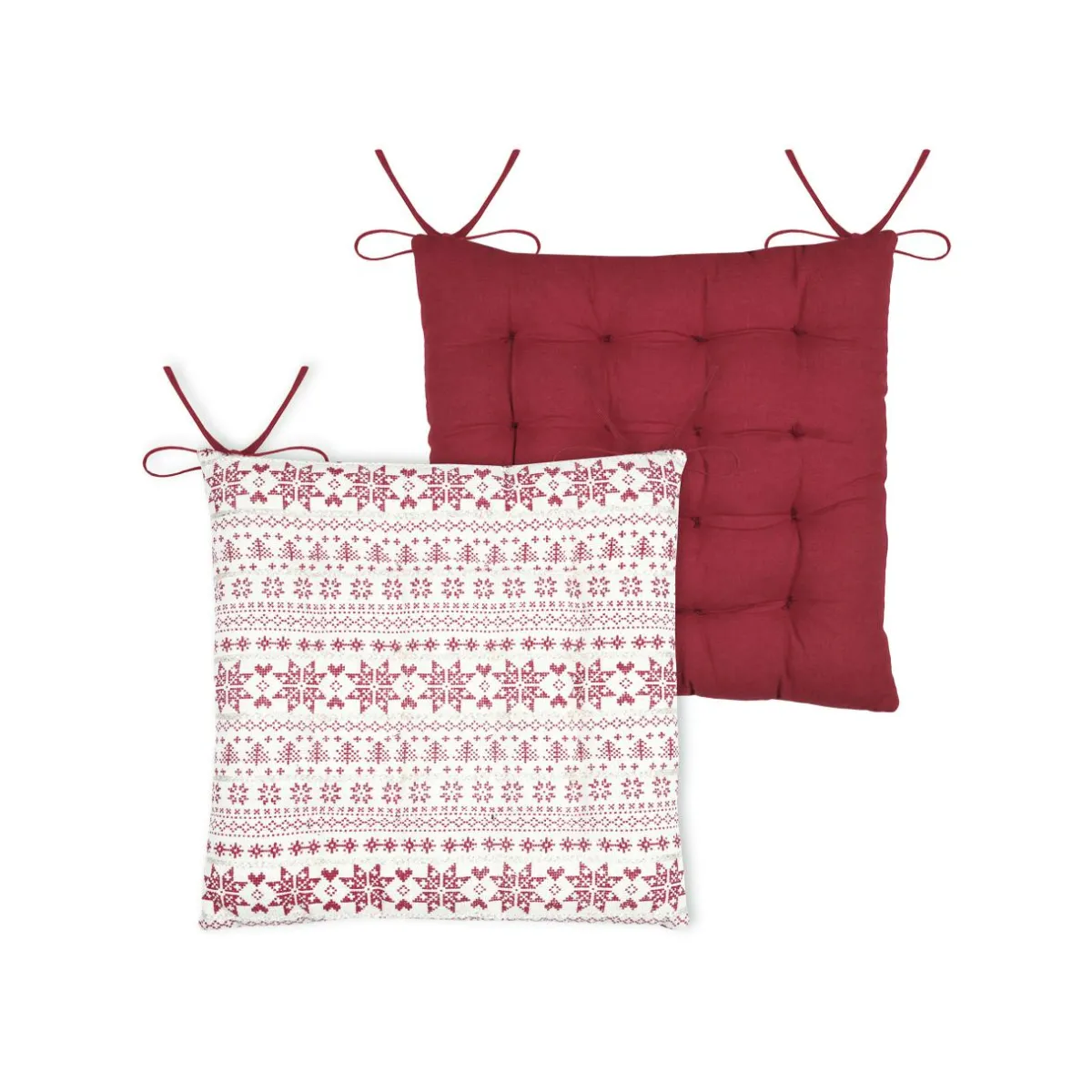 STOF Coussin de chaise carré coton (38 x 38 cm) Valgenis Ecru Outlet