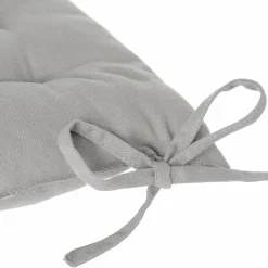 ATMOSPHERA Coussin de chaise carré Datara Gris clair Sale