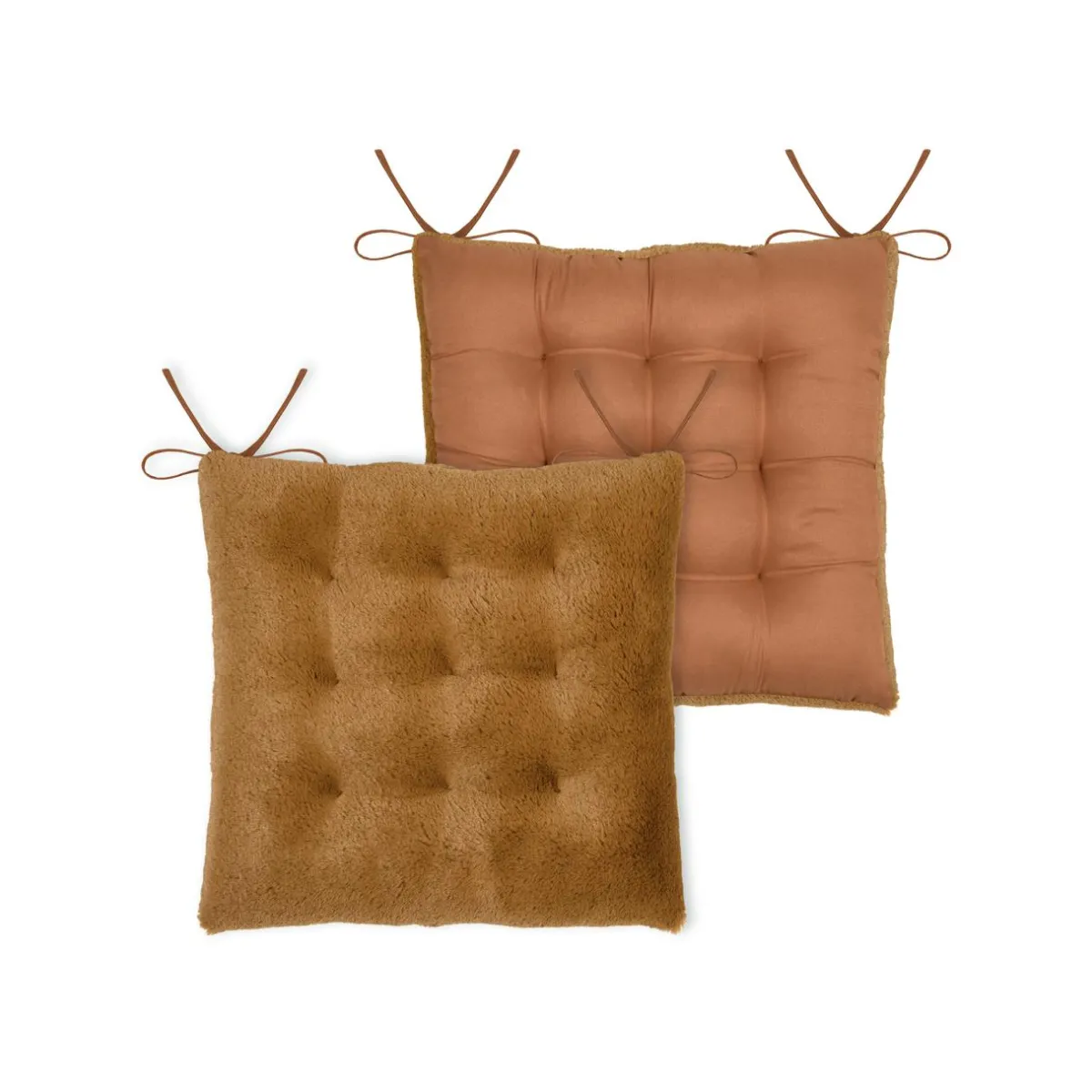 STOF Coussin de chaise carré fausse fourrure (40 x 40 cm) Asgard Camel Sale
