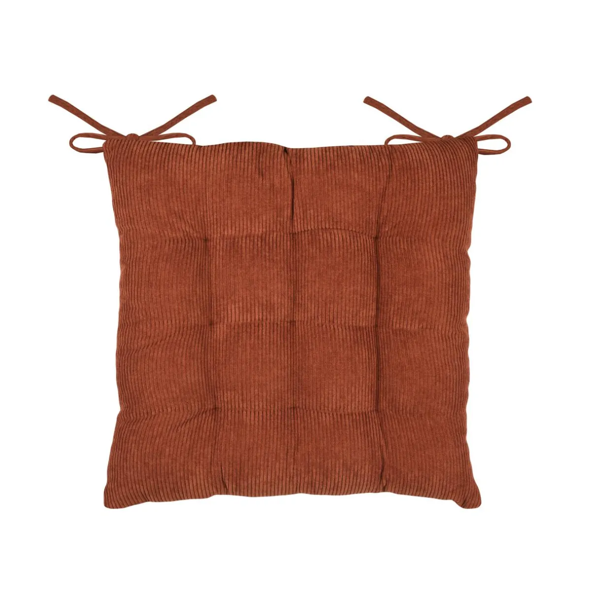 STOF Coussin de chaise carré velours (38 x 38 cm) Dandy Terracotta Sale