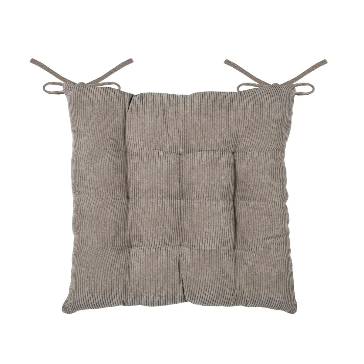 STOF Coussin de chaise carré velours (38 x 38 cm) Dandy Taupe