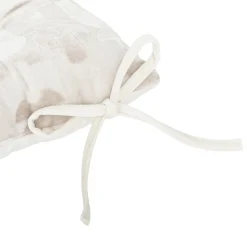 Atmosphera, cru017dateur d'intu017drieur Coussin de chaise carré velours (38 x 38 cm) Luna Ecru New