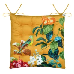 STOF Coussin de chaise carrée coton (38x38 cm) Emmy Multicolore Outlet