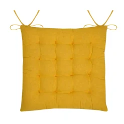 STOF Coussin de chaise carrée coton (38x38 cm) Emmy Multicolore Outlet