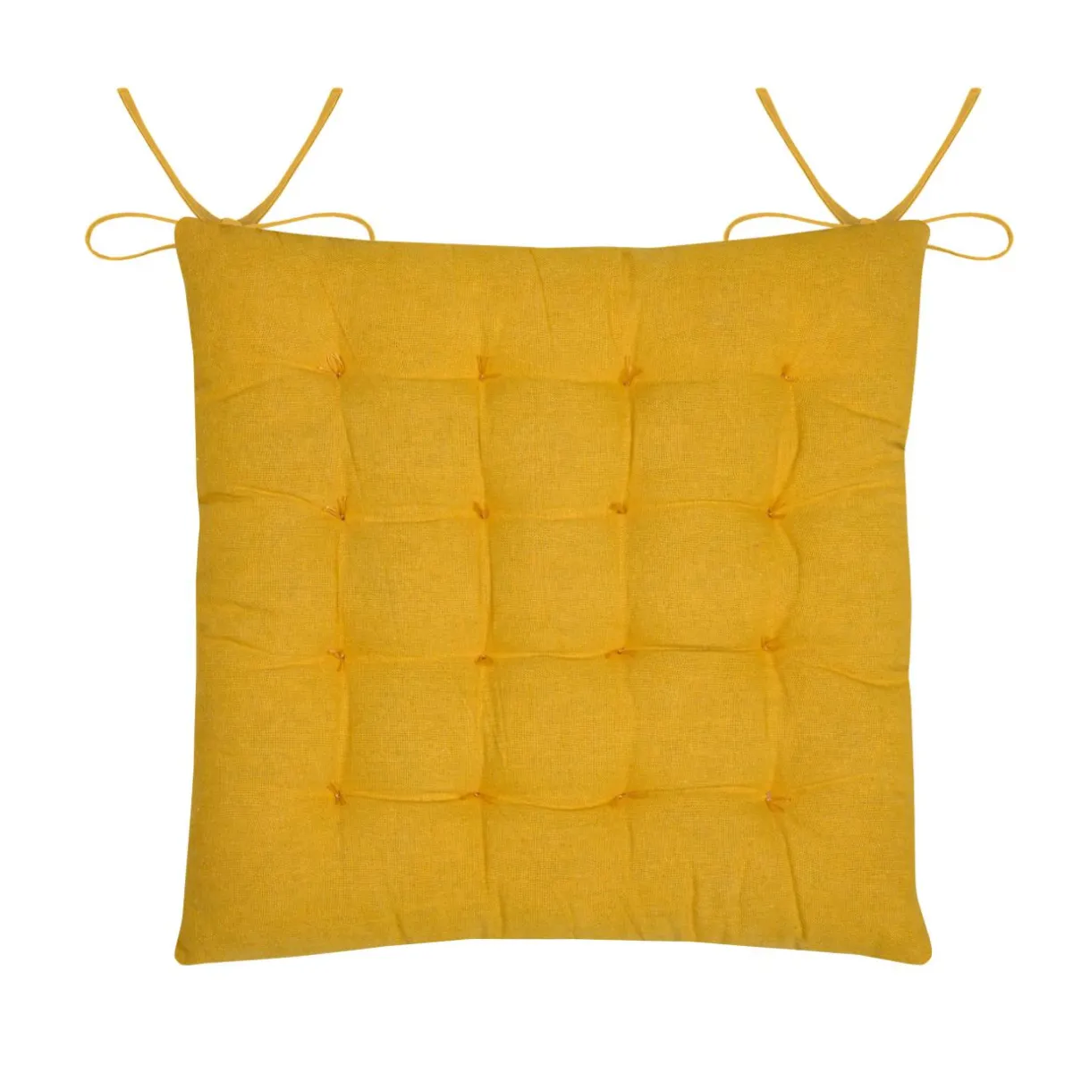STOF Coussin de chaise carrée coton (38x38 cm) Emmy Multicolore Outlet