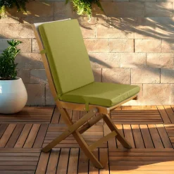 EMINZA Coussin de chaise extérieur avec dossier (90 x 40 cm) Sunset Vert olive Outlet