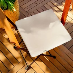 EMINZA Coussin de chaise extérieur carré (40 x 40 cm) Sunset Ecru Online