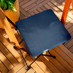EMINZA Coussin de chaise extérieur carré (40 x 40 cm) Sunset Bleu nuit Sale