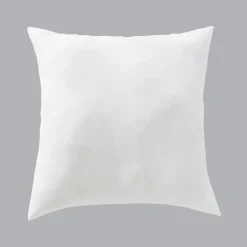 L'EFFET PAPILLON Coussin de garnissage carré microfibre (45 x 45 cm) Aéris Blanc