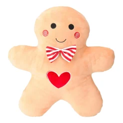 KOOPMAN Coussin de Noël (43 cm) Bonhomme Pain d'épices Beige Best