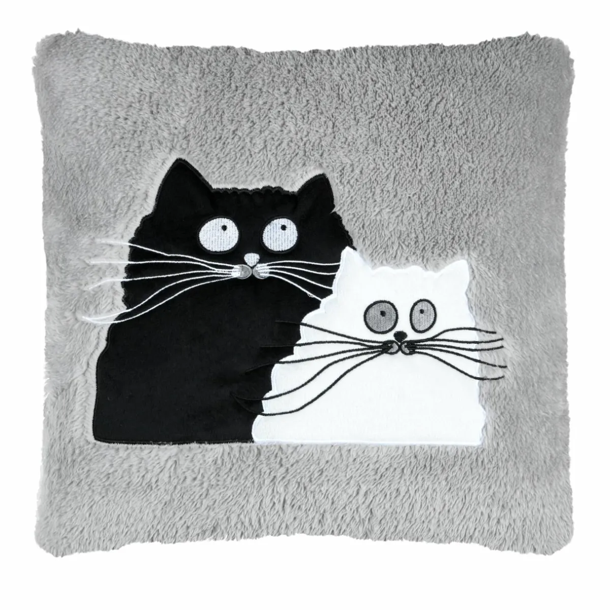 STOF Coussin de Noël carré (45 cm) Douillet Gris