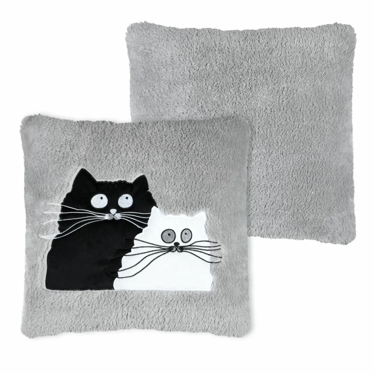 STOF Coussin de Noël carré (45 cm) Douillet Gris