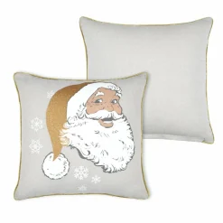 STOF Coussin de Noël carré (40 cm) Sibérie Beige Clearance