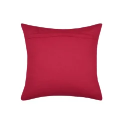 STOF Coussin de Noël carré coton (40 x 40 cm) Père Noël Harold Rouge