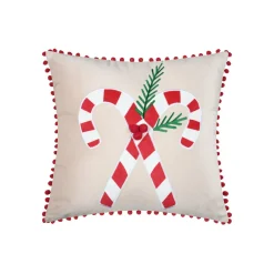 STOF Coussin de Noël carré velours (45 x 45 cm) Lucien Rouge Online