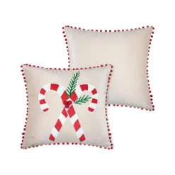 STOF Coussin de Noël carré velours (45 x 45 cm) Lucien Rouge Online