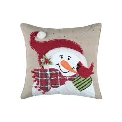 STOF Coussin de Noël coton et laine (45 x 45 cm) Winty Rouge Best