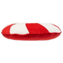 FEERIC LIGHTS Coussin de Noël rond (D40 cm) Bonbon et blanc Rouge Clearance
