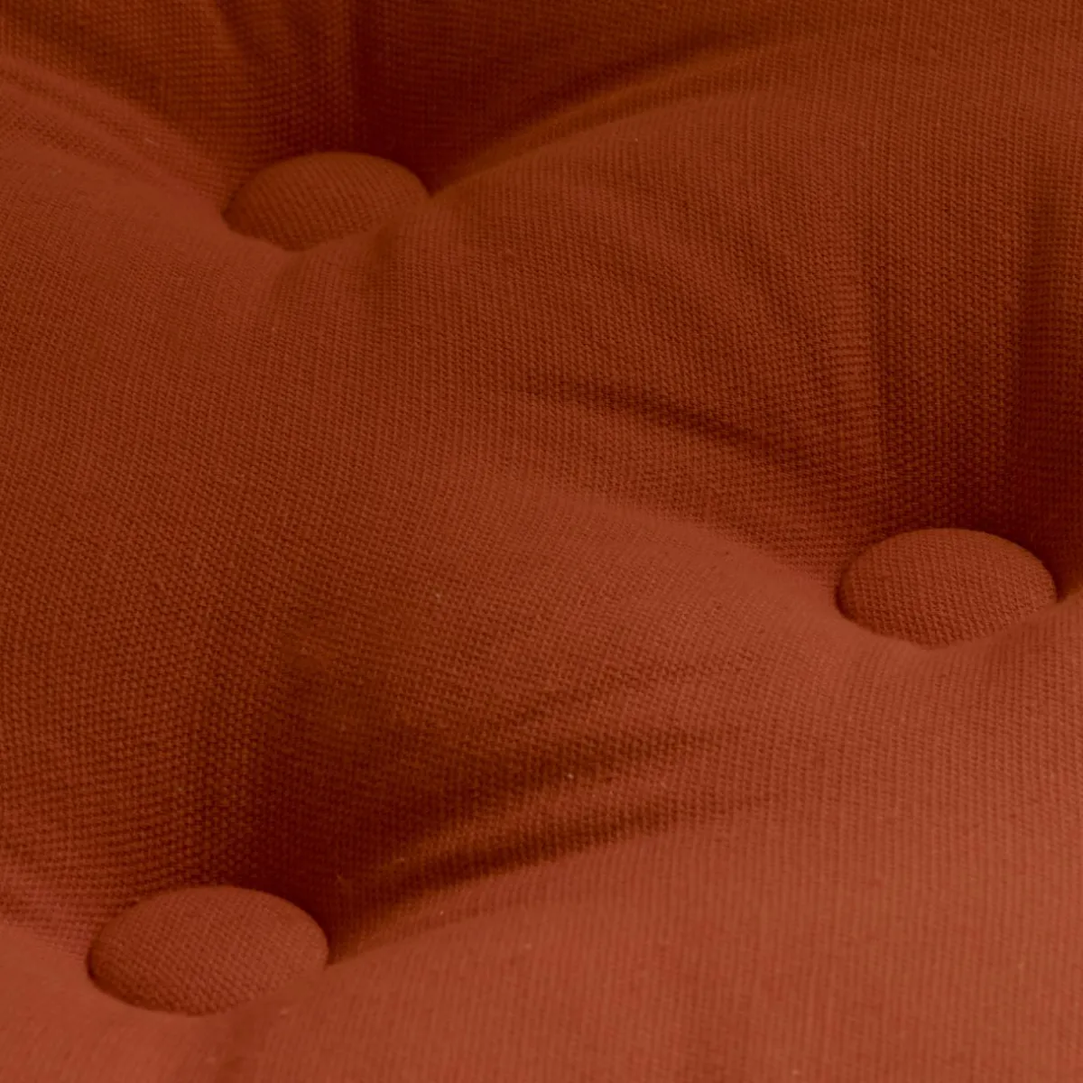 EMINZA Coussin de sol coton (60 x 60 cm) Pixel Terracotta