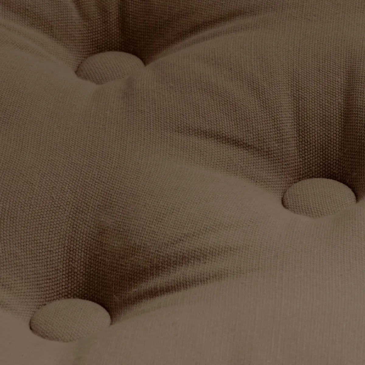 EMINZA Coussin de sol coton (60 x 60 cm) Pixel Taupe Best