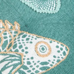 STOF Coussin de sol coton (45 x 45 cm) Barbade Vert celadon Vert céladon New