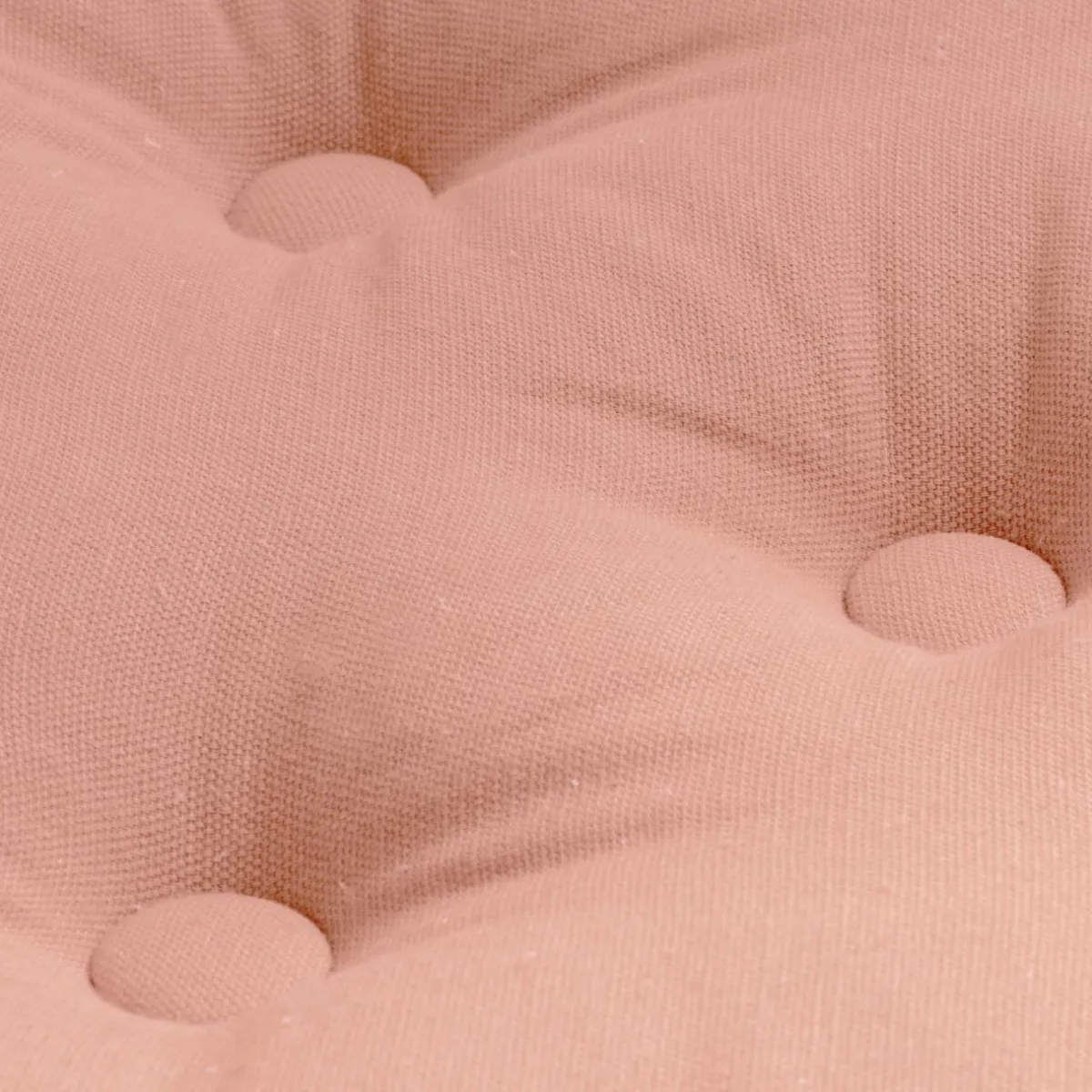 EMINZA Coussin de sol coton (40 x 40 cm) Pixel Rose Pêche Sale
