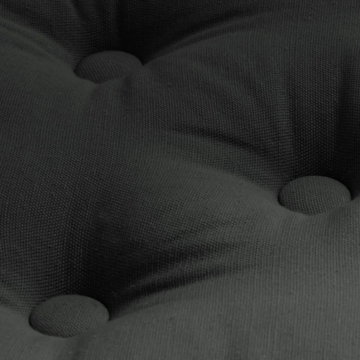 EMINZA Coussin de sol coton (60 x 60 cm) Pixel Gris Anthracite New