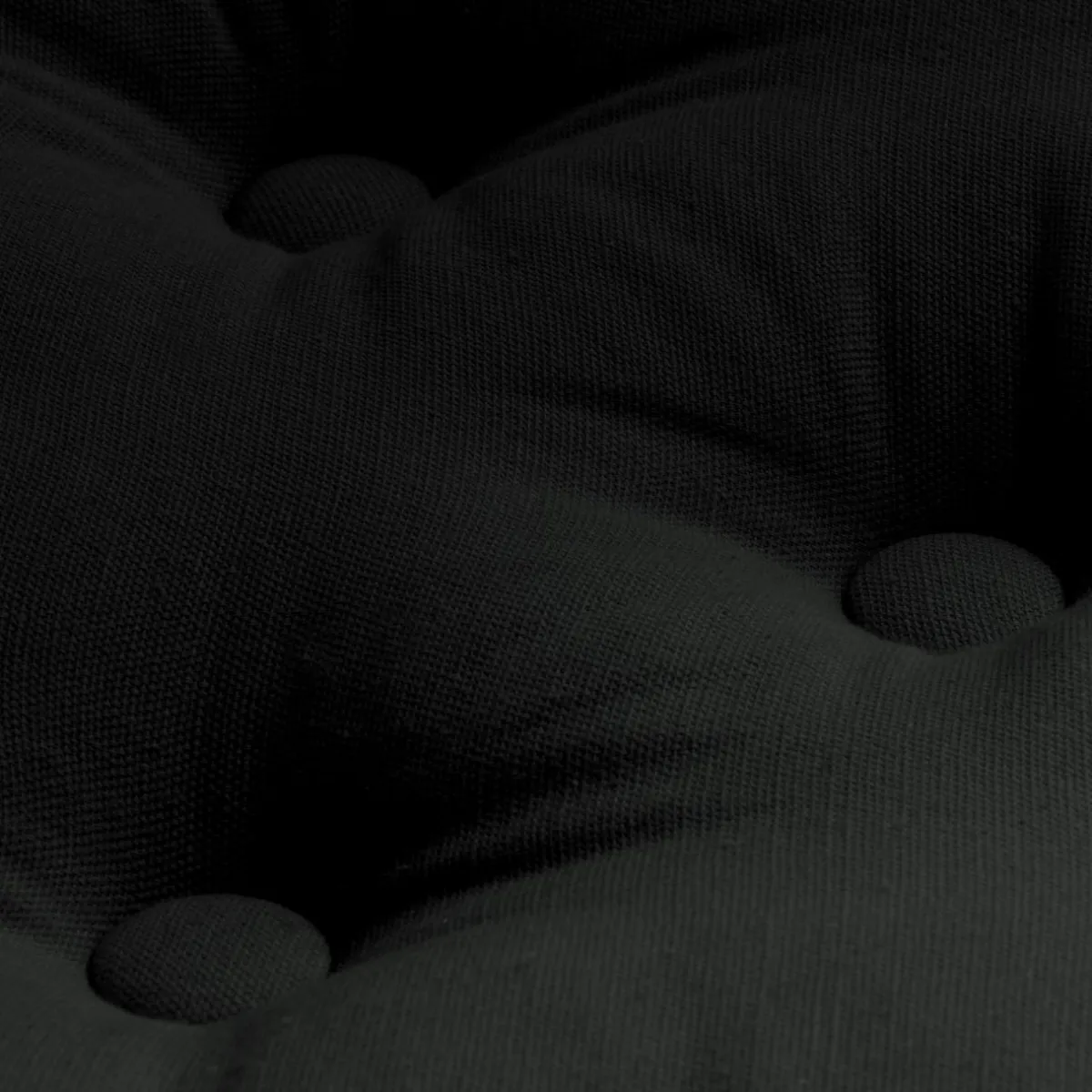 EMINZA Coussin de sol coton (60 x 60 cm) Pixel Noir Discount