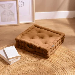 EMINZA Coussin de sol coton (40 x 40 cm) Pixel Camel Online