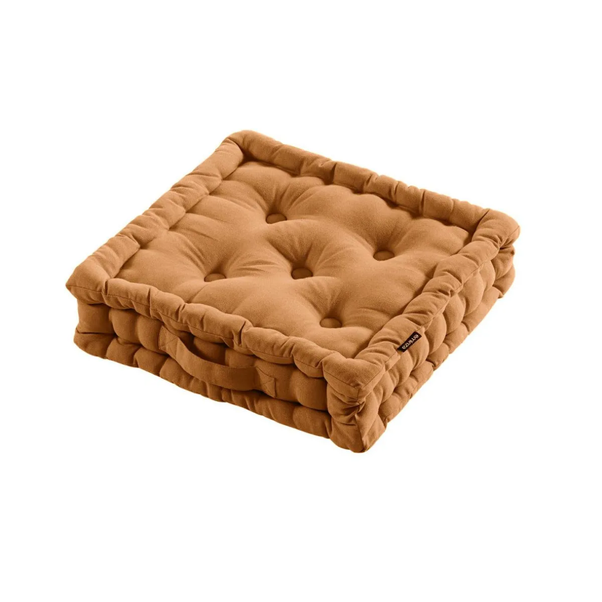 EMINZA Coussin de sol coton (40 x 40 cm) Pixel Camel Online