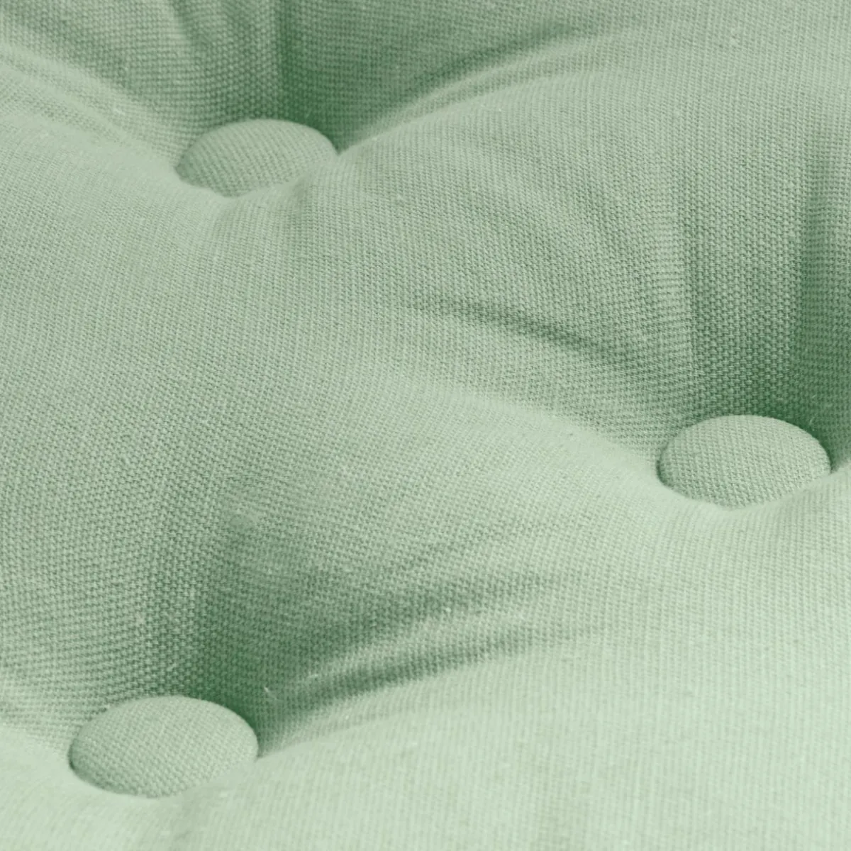 EMINZA Coussin de sol coton (60 x 60 cm) Pixel Vert menthe Clearance