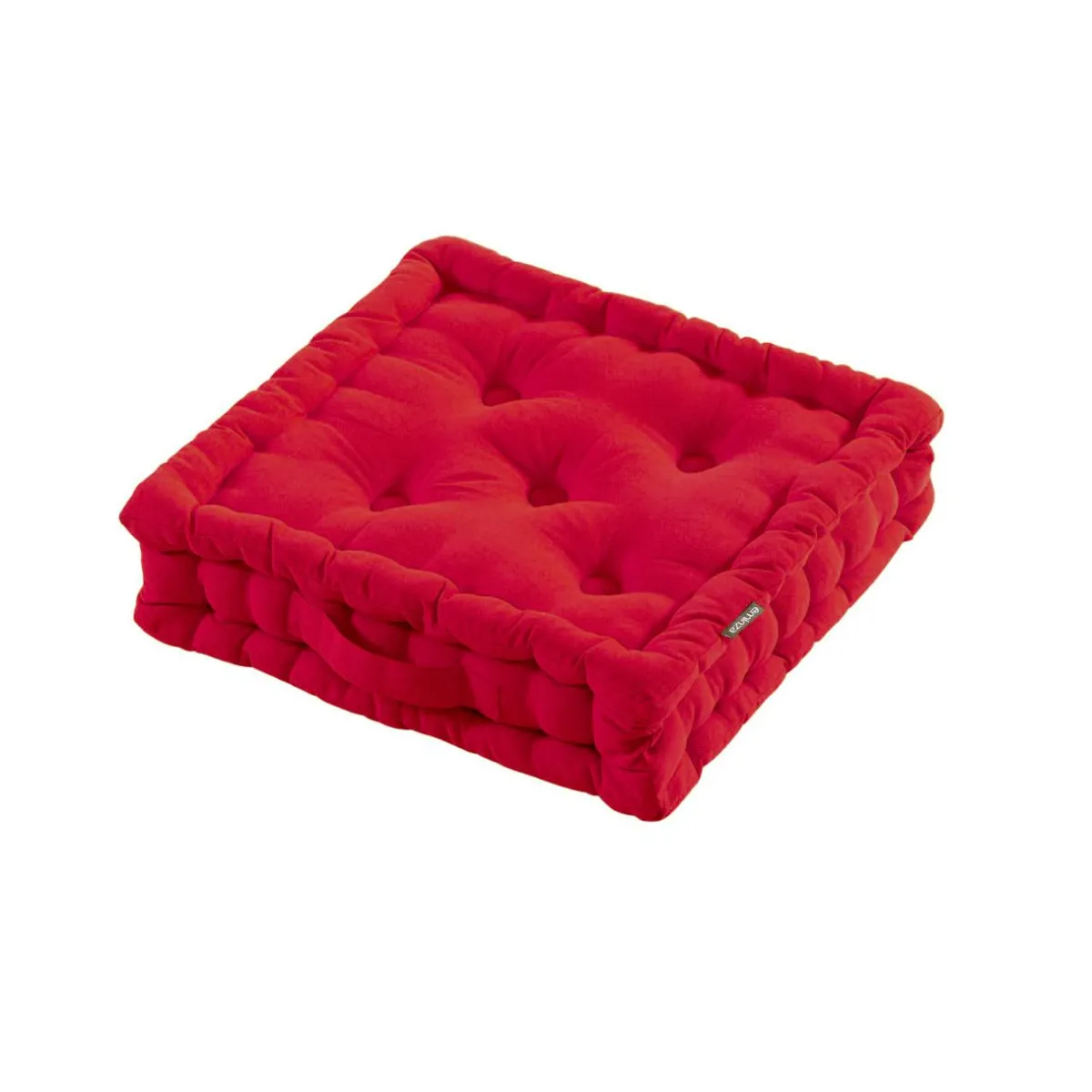 EMINZA Coussin de sol coton (40 x 40 cm) Pixel Rouge Sale