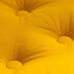 EMINZA Coussin de sol coton (60 x 60 cm) Pixel Jaune moutarde Outlet