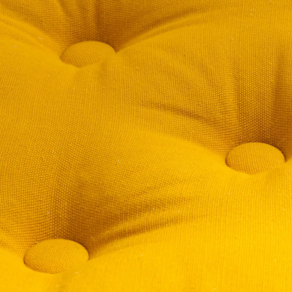 EMINZA Coussin de sol coton (60 x 60 cm) Pixel Jaune moutarde Outlet