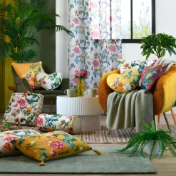 STOF Coussin de sol coton (45 x 45 cm) Emmy Multicolore Clearance