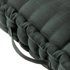 EMINZA Coussin de sol extérieur capitonné (50 x 50 cm) Sunset Gris Anthracite Online