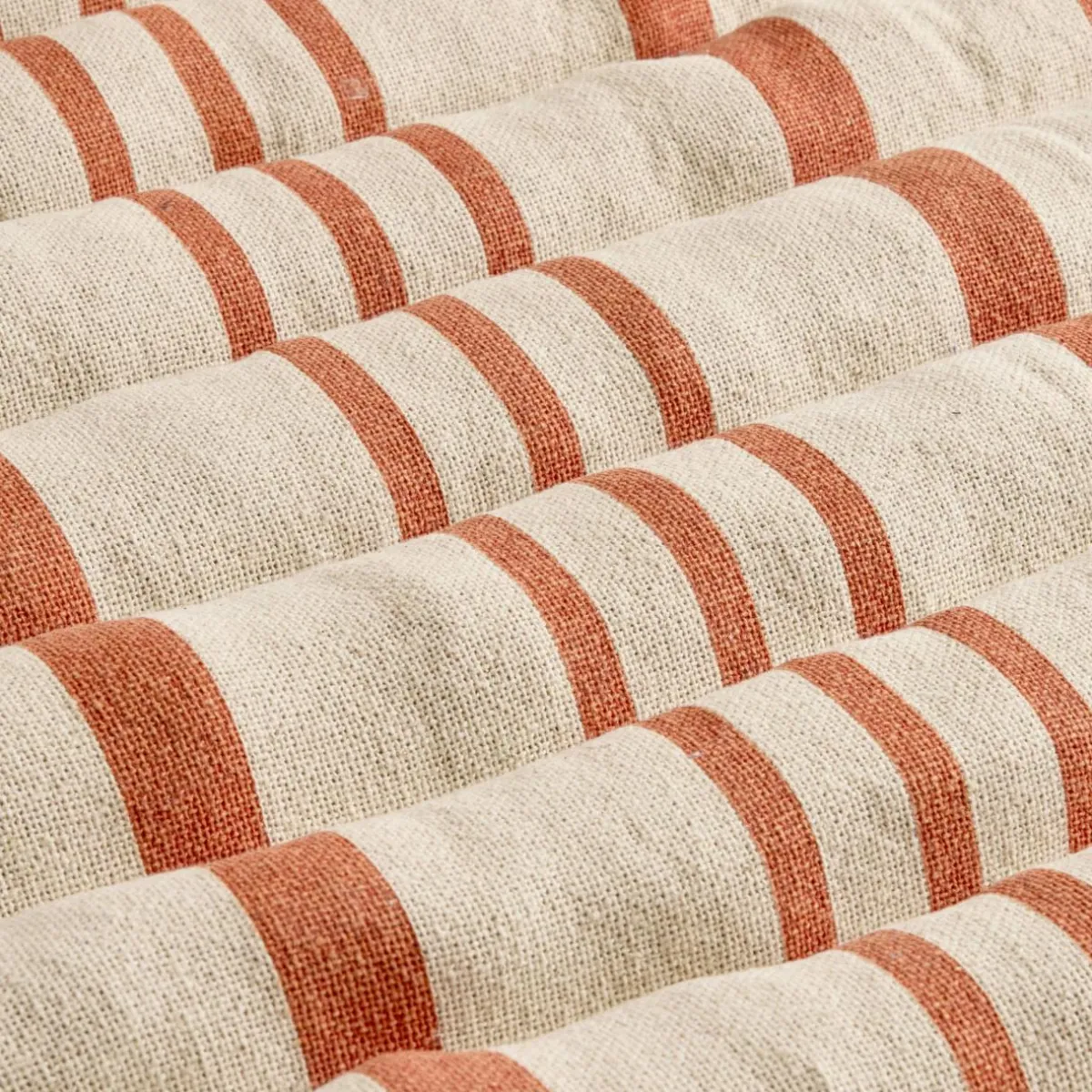 EMINZA Coussin de transat enroulable (180 x 60 cm) Nautira Orange New