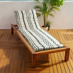 EMINZA Coussin de transat enroulable (180 x 60 cm) Nautira Bleu marine Sale