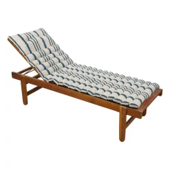 EMINZA Coussin de transat enroulable (180 x 60 cm) Nautira Bleu marine Sale