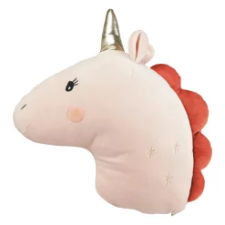 OSTARIA Coussin enfant (35 cm) Licorne Rose Discount