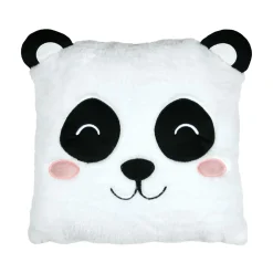 Coussin enfant carré (40 x 40 cm) Zamis Panda Blanc Best